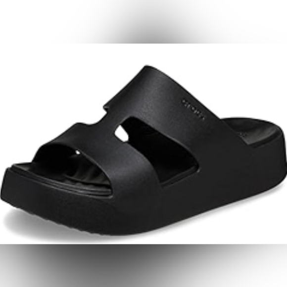CROCS Shoes - NWT CROCS Black Women's Getaway Platform H Strap Crocs